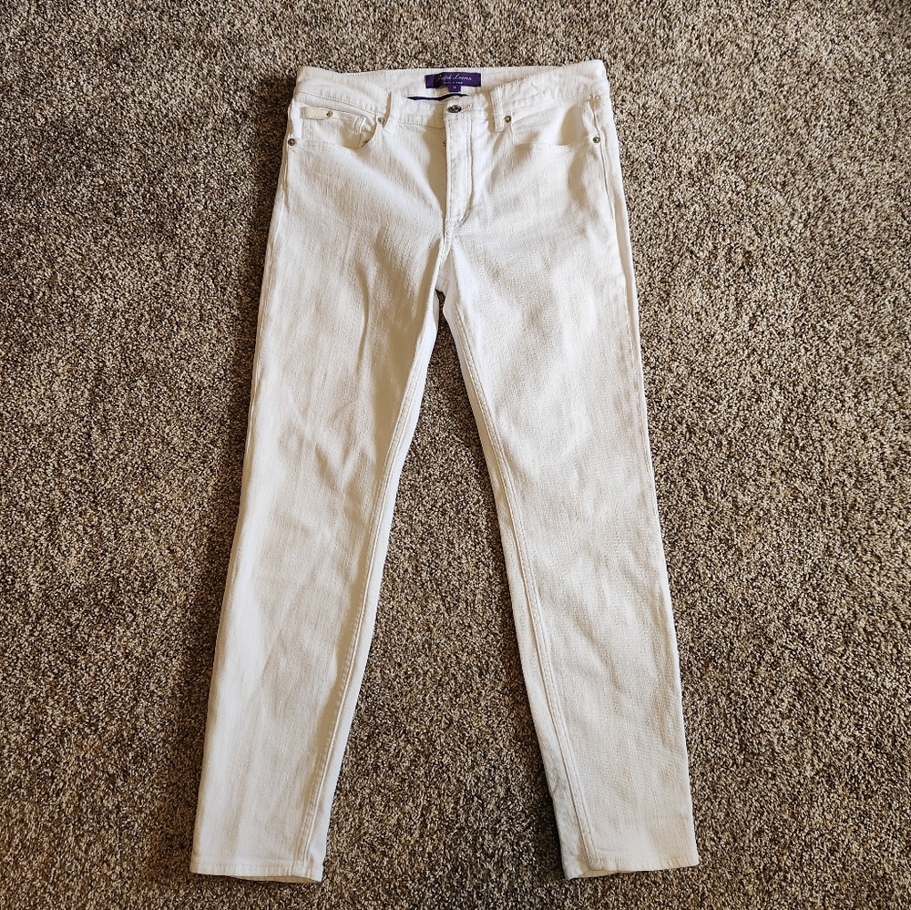 Ralph Lauren Purple Label White Jeans Size 28